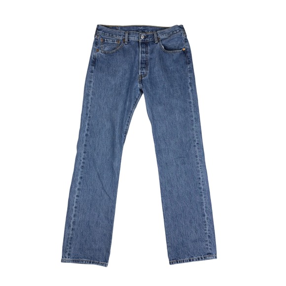 Levi's 501 XX Original Men's 32x32.5 Blue Straight Leg Cotton Denim Jeans - Picture 2 of 9